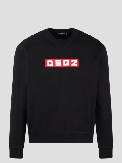 Dsquared2 Dsq2 Cool Fit Crewneck Sweatshirt In Black