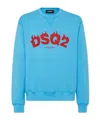 Dsquared2 Turquoise Cool Fit Crewneck Sweatshirt In Cyan