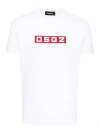 DSQUARED2 DSQ2 LOGO-APPLIQU T-SHIRT