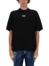 Dsquared2 Logo Printed Crewneck T-shirt In Black
