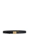 Dsquared2 Dsq2 Plaque Rectangular-buckle Belt In Black