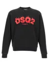 Dsquared2 Man Sweatshirt Black Size L Cotton In Black