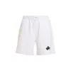 Dsquared2 Dsqaured2 D2 Leaf Shorts Men In 白色的
