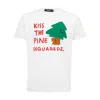 Dsquared2 Man T-shirt White Size M Cotton In White