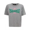 Dsquared2 T-shirt With Logo In Grey