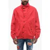 Dsquared2 Dsqua² Cotton Blend Windbreaker With Back Embossed Men's Logo