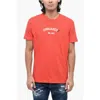 Dsquared2 Cotton Crew-neck T-shirt With Frontal Print