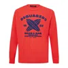 Dsquared2 Dsqua² Cotton Men's T-shirt In Red