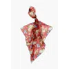 Dsquared2 Floral Patterned Lightweight Fabric Foulard In Multi