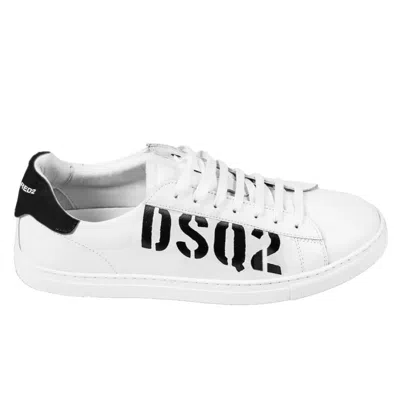 Dsquared2 Dsqua² Leather Di Calfskin Men's Sneaker In White