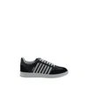 Dsquared2 Calfskin Sneakers With Contrasting Platform In Black