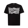 Dsquared2 Dsquared Men Logo Print T-shirt In Black