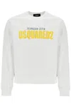 Dsquared2 White Cotton Sweatshirt In White
