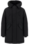 Dsquared2 Black Polyester Trenches And Coats In Black