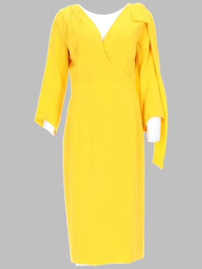 Dsquared2 Dsquared Stylish Suit In Misto Viscose And Wool Blend In Yellow