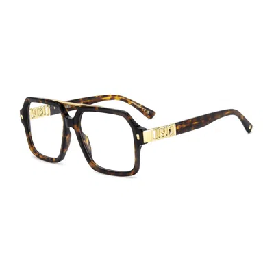 Dsquared2 Dsquared² Acetate Glasses Men's (frames) In Brown