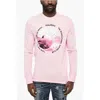 Dsquared2 Acid Wash Effect Long Sleeve Crew-neck T-shirt