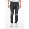 Dsquared2 Distressed Skater Denims With Stonewash Effect