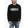 Dsquared2 Alpaca-blended Pullover With Contrasting Logo In Black