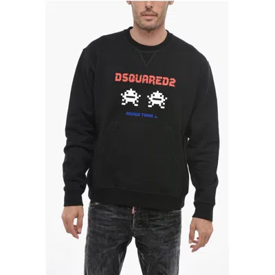 Dsquared2 Dsquared² Arcade Twins Hoodie Sweatshirt With Logo Men's Print