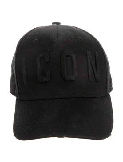 Pre-owned Dsquared2 Dsquared² Baseball Cap In Black