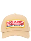 Dsquared2 Dsquared Baseball Hat With Logo Patch In Neutral