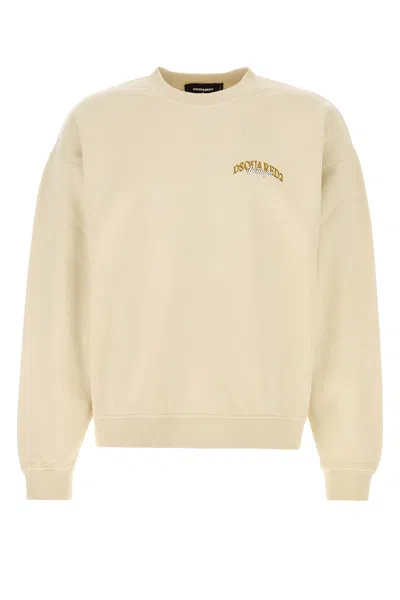 Dsquared2 Dsquared Beige Cotton Sweatshirt In Brown