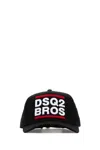 Dsquared2 Dsquared Men Black Cotton Baseball Cap In Black