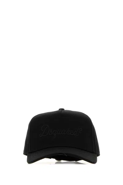 Dsquared2 Dsquared Black Cotton Baseball Cap