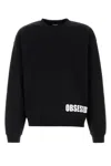 Dsquared2 Cotton Sweatshirt Featuring Printed Detail In Black