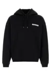 Dsquared2 Hooded Long Sleeve Cotton Sweatshirt In Black