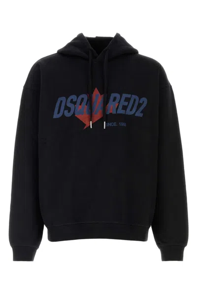 Dsquared2 Dsquared Black Cotton Sweatshirt