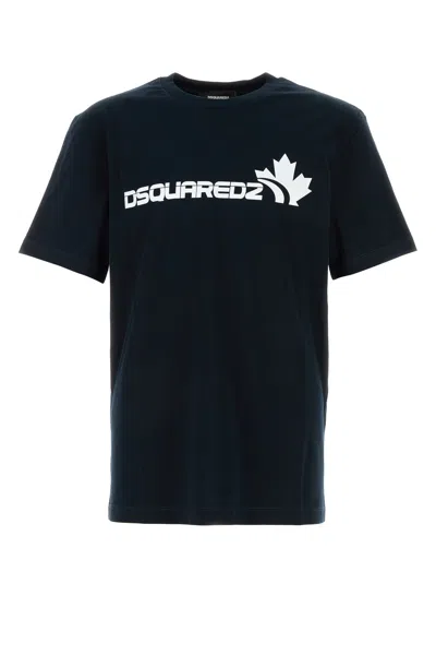 DSQUARED2 DSQUARED BLACK COTTON T-SHIRT
