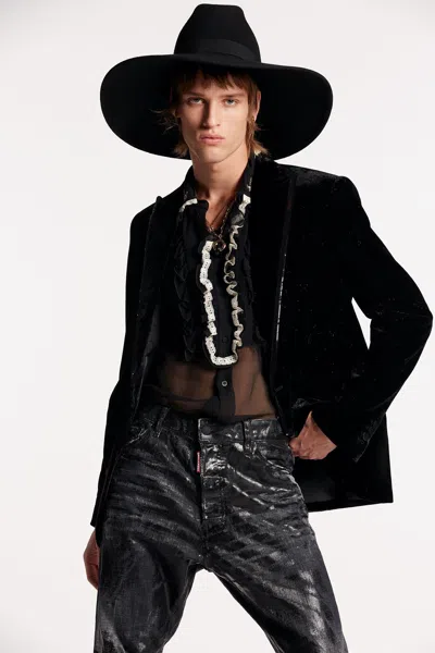 Dsquared2 Dsquared² Black Fibres Women's Blazer