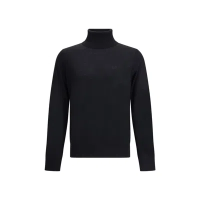 DSQUARED2 DSQUARED² BLACK FLEECE WOOL MEN'S TURTLENECK