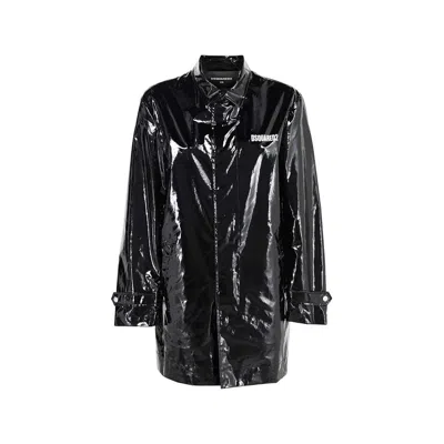 Dsquared2 Dsquared² Black Polyethylene Women's Coat