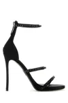 Dsquared2 Strappy Ankle Strap Stiletto Sandals In Black