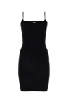 Dsquared2 Black Viscose Blend Mini Dress