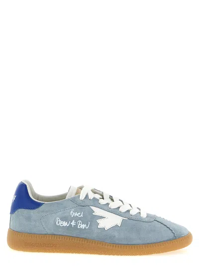 Dsquared2 Dsquared² Blue Calfskin Low Top Women's Sneakers