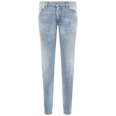 Dsquared2 Dsquared² Blue Cotton Jeans & Men's Pant