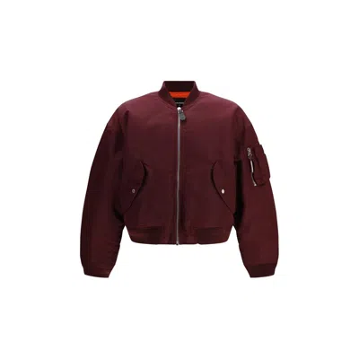 DSQUARED2 DSQUARED² BORDEAUX NYLON MEN'S BOMBER