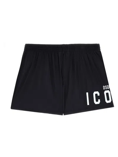 Dsquared2 Dsquared Boxer "icon" In Black