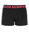 Dsquared2 Dsquared Men Boxer Swimsuit In Black