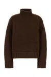 Dsquared2 Dsquared Brown Stretch Alpaca Blend Sweater In Brown