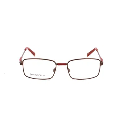 DSQUARED2 DSQUARED² BROWN METAL GLASSES MEN'S (FRAMES)