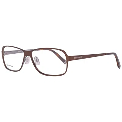 DSQUARED2 DSQUARED² BROWN METAL GLASSES MEN'S (FRAMES)