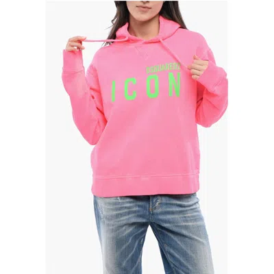 Dsquared2 Dsquared² Brushed Cotton Neon Icon Women's Hoodie