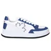 Dsquared2 Blue Calfskin Sneaker In Blue