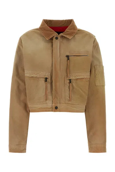 DSQUARED2 DSQUARED CAMEL DENIM JACKET