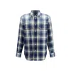 Dsquared2 Checked Pattern Shirt With Pockets And Collar In Multi